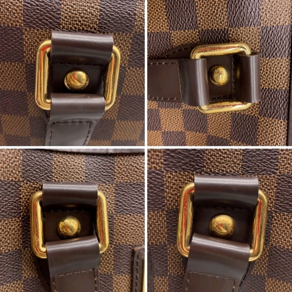 SALE! Authentic Louis Vuitton Damier Ebene Hampstead PM Tote Bag W DB/Paper Bag - Picture 10 of 16